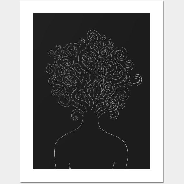 Twisted thoughts Wall Art by kel_ustrations